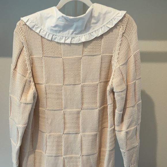 Ganni Chelsea Collar Cotton Collar Cardigan - Picture 8 of 8